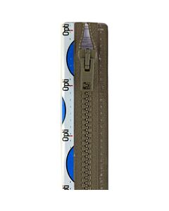 Opti P60 deelbare bloktand rits in de kleur 369 groen en 50cm lengte.