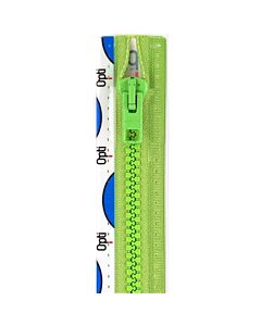 Opti P60 deelbare bloktand rits in de kleur 547 groen en 60cm lengte. 