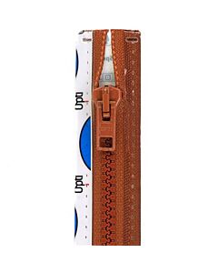 Opti P60 deelbare bloktand rits in de kleur 932 bruin en 35cm lengte. 