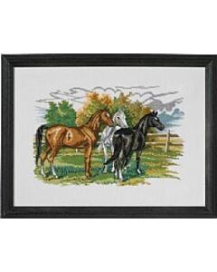 Borduurpakket  3 paarden van Eva Rosenstand 72.474
