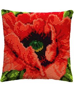 Pakoborduurpakket kruissteekkussen Klaproos 003.207