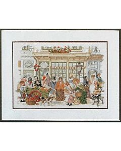 Borduurpakket Straattoneel a la Anton Pieck van pako