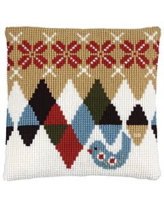 Pako borduurkussen Scandinavisch Vogel 003.293 voorbedrukt