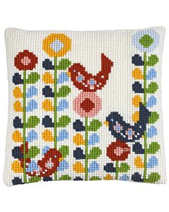 Pako borduurkussen Vogeltje 003.295 voorbedrukt