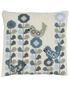 Pako borduurkussen Vogeltje 003.296 voorbedrukt om te borduren