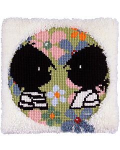 Pako Knoop / borduurkussen Jip & Janneke 012.045