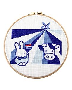 Borduurpakket Pako Telpakket Nijntje met koe 276.039