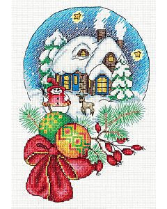 Panna  Borduurpakket sneeuwbal  8-352