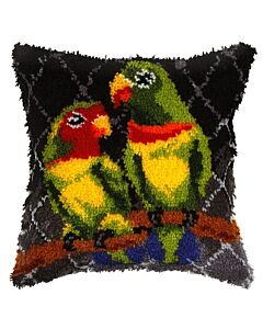 Knoopkussen pakket Parrots  orchidea 4064 om te knopen  