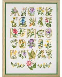 Permin borduurpakket bloemen ABC 90-9589 borduren