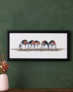 Permin borduurpakket zwaluwen 92-4479 borduren