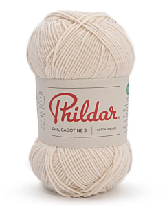 Phildar Phil Cabotine 3 kleur Mastic (ecru)