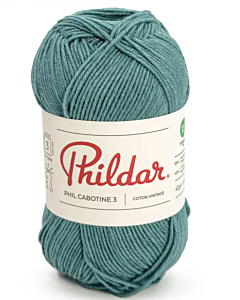 Phildar Phil Cabotine 3 kleur Prusse (groenblauw) 