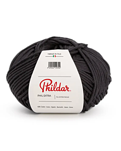 Phildar Phil Extra kleur Noir (zwart)