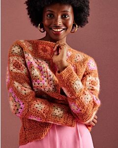 Phildar Granny Squares trui haken van Phil Givre 248,m17