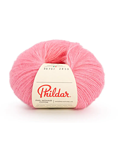 Phildar Phil Mohair Cotton kleur Rose Bonbon (roze)