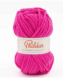 Phildar Partner 6 kl.Ourson is een zacht, klassiek basisgaren wat zacht aanvoelt voor naalden 5.0-6.0mm.