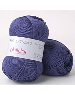 Phildar Phil Coton 2 kl.102 Encre katoen
