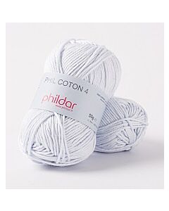 Phil coton 4 is 100% katoen van Phildar, kl.ciel