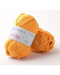 Phil coton 4 is 100% katoen van Phildar, kl.melon