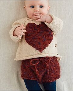 Phildar baby broekje breien van Phil Lambswool en Phil Leo (261,M21)