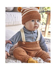 Phildar baby broekje met bretels breien (200, m34)