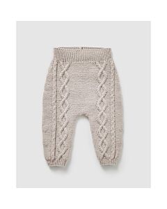 Phildar baby broekje met kabels breien van Phil Merinos 3.5