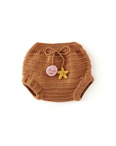 Phildar baby broekje met maan en ster breien van Phil Caresse (215, m4)