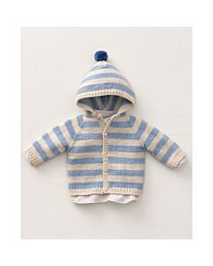 Phildar baby gestreept vestje breien van Phil Cabotine (196, M35)