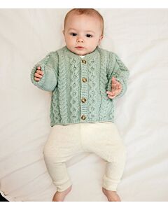 Phildar baby kabel vestje breien van Phil Imaginaire 3,5 (269,m6)