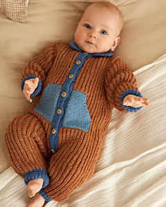 Phildar baby kruippakje breien van Phil Ecolaine (230, M16)