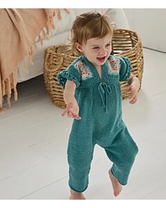 Phildar baby kruippakje breien van Phil Cabotine en Coton 3 (237, m23)