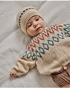 Phildar baby trui met motief breien van Phil Super Baby (245, m22)