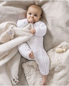 Phildar baby pakje met kabels breien van Phil Caresse (189,m33)