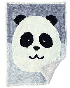 Phildar baby panda deken breien van merinos 6 en phil douce 