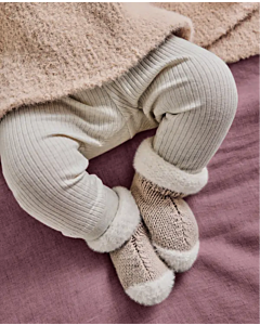 Phildar baby slofjes breien van Phil Caresse en Phil Romance (245, m14)