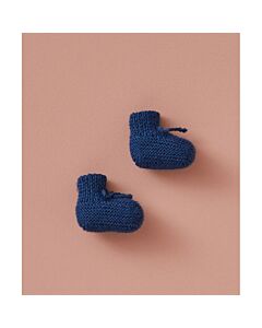 Phildar baby slofjes met strikje breien van Phil Caresse (200, m9b)