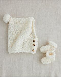 Phildar baby sokjes breien van Alpaca Bouclé (261,M23)