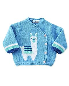 Phildar baby trui met lama breien van Phil Super baby en Lambswool