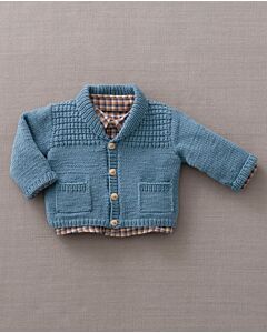 Phildar baby trui met ribbels breien van Phil Merinos 3.5 (189,m41)