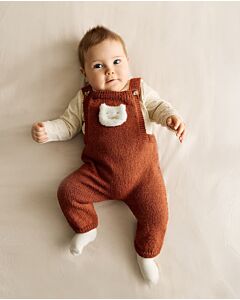 Phildar baby tuinbroekje breien van Phil Lambswool en Phil Romance (277,m13)
