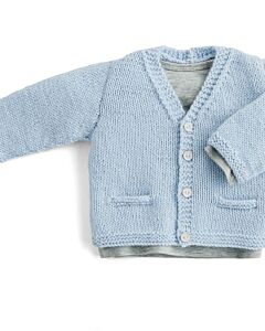 Phildar baby vest breien van Phil Caresse