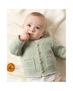 Phildar baby vest met zakjes breien van Phil Rustique (196, m16)