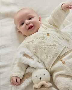 Phildar baby vestje breien en haken van Phil Lambswool (237, m2)