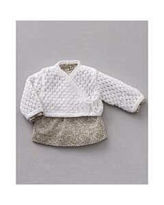 Phildar baby wikkeltruitje breien van Super Baby (196, model 22)