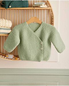 Phildar baby wikkelvestje breien van Super Baby (215, m25)