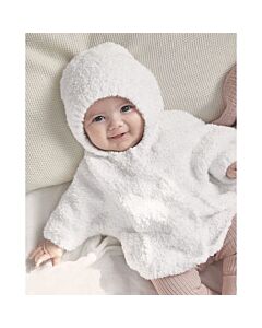 Phildar baby zacht vest met capuchon breien van Phil Douce (200, m27)