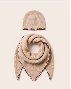 Phildar dames beanie en sjaal haken van Phil Chic en Phil Merinos 3,5 (279,m18a)