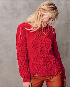 Phildar Dames bolletjes trui om te breien van Phil Irlandais.