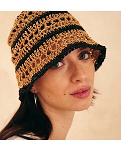 Phildar dames hoedje haken van Phil Raphia (260, m6)